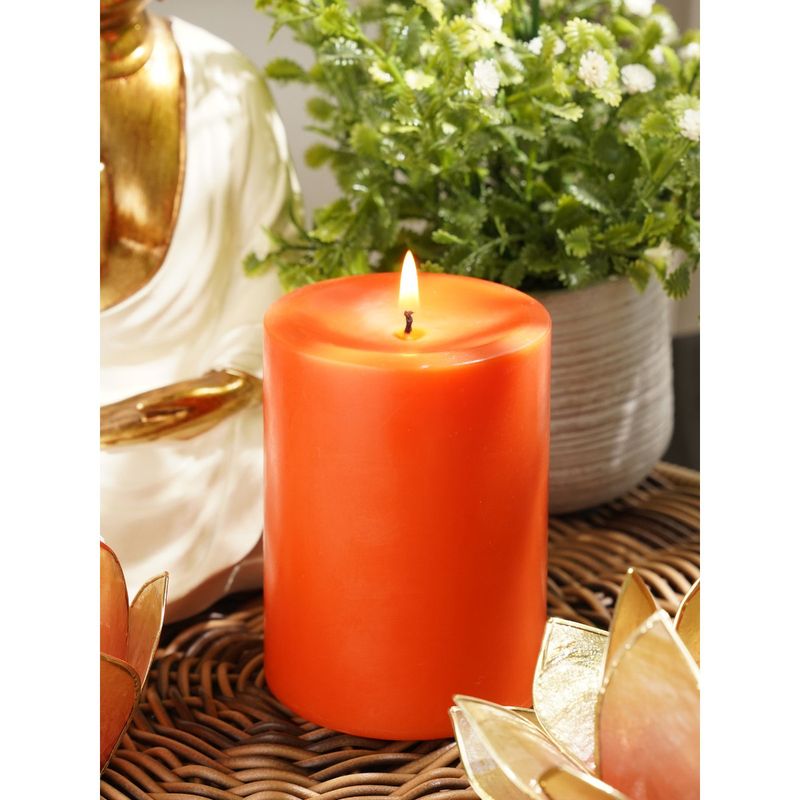 Pure Home + Living Orange Playful Berries Pillar Candle (L)