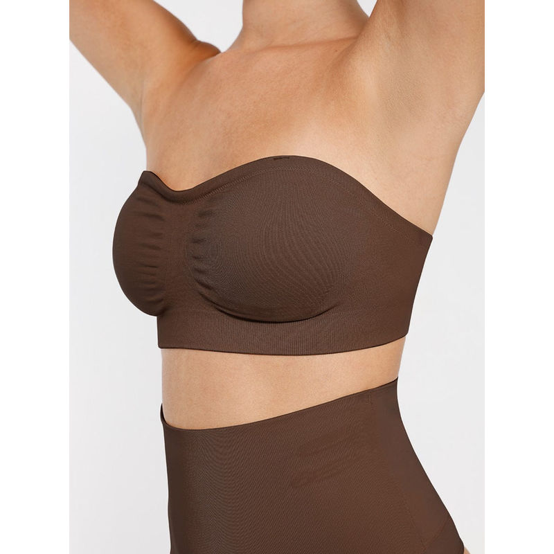 Shop The Edit Seamless Brown Strapless Bra (3Xl)