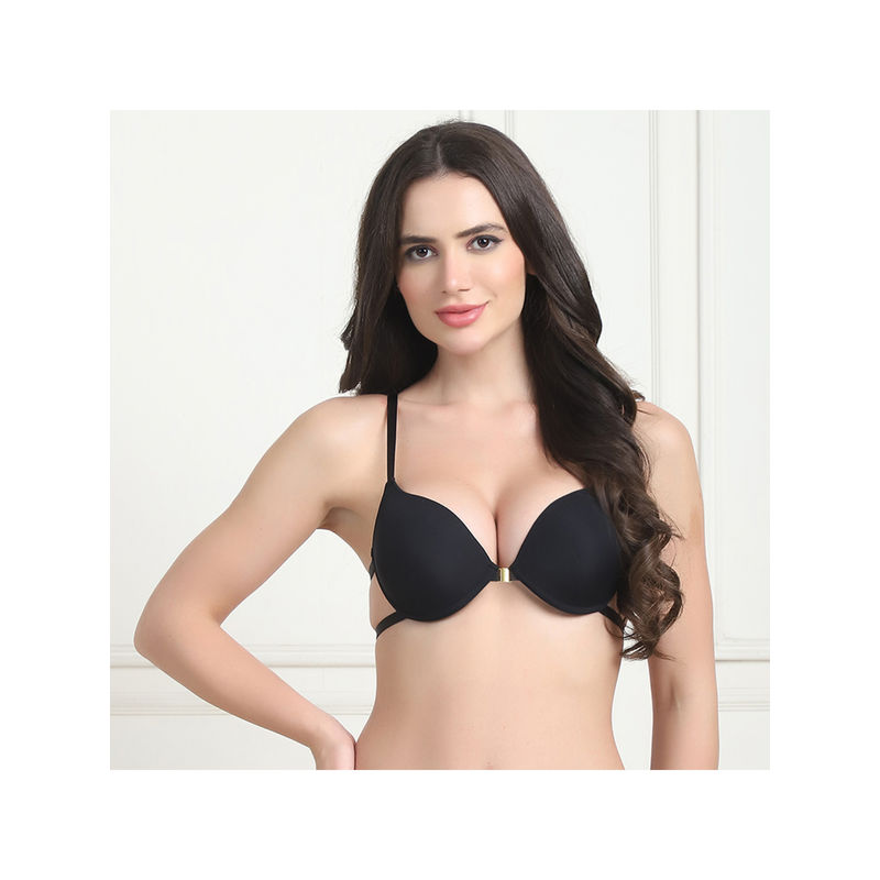 Prettycat Pushup Padded Styled Back Front Open Bra (32C)