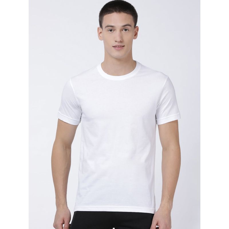 Levi's Men Ultra-Soft Cotton 300 Ls Classic Round Neck T-Shirt White (M)