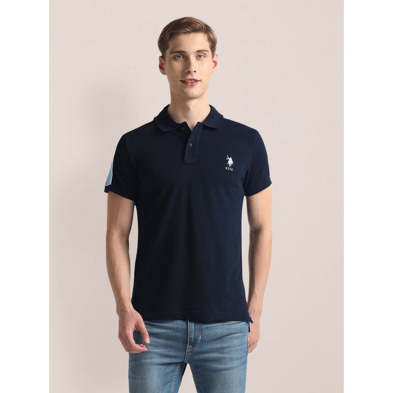 U.S. POLO ASSN. Back Color Block Polo T-Shirt (XL)