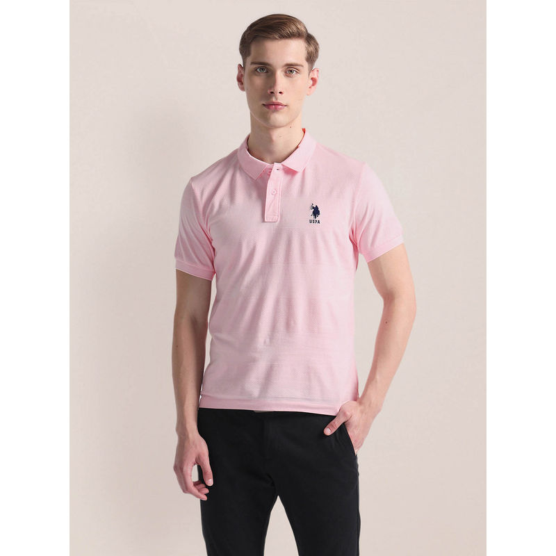 U.S. POLO ASSN. Horizontal Stripe Logo Polo T-Shirt (3XL)