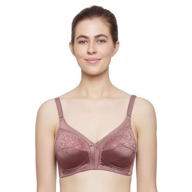 Triumph Claudette 103 Wireless Non Padded Full Coverage Support Classics Bra - Brown (34E)