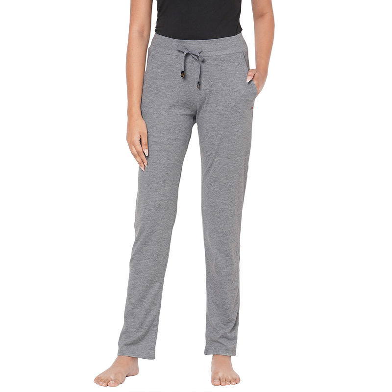 Sweet Dreams Women Solid Cotton Rich Lounge Pants/Pyjamas Grey (M)
