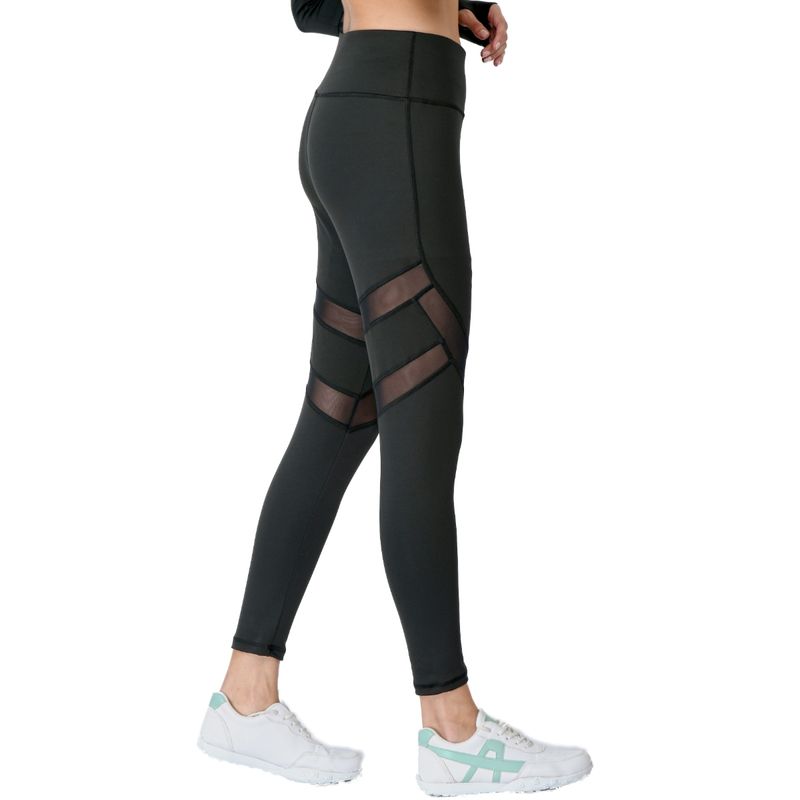 Body Smith Active High Rise Tights - Charcoal Black (2XL)