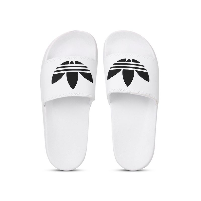adidas Originals Adilette Lite White Slides (UK 5)