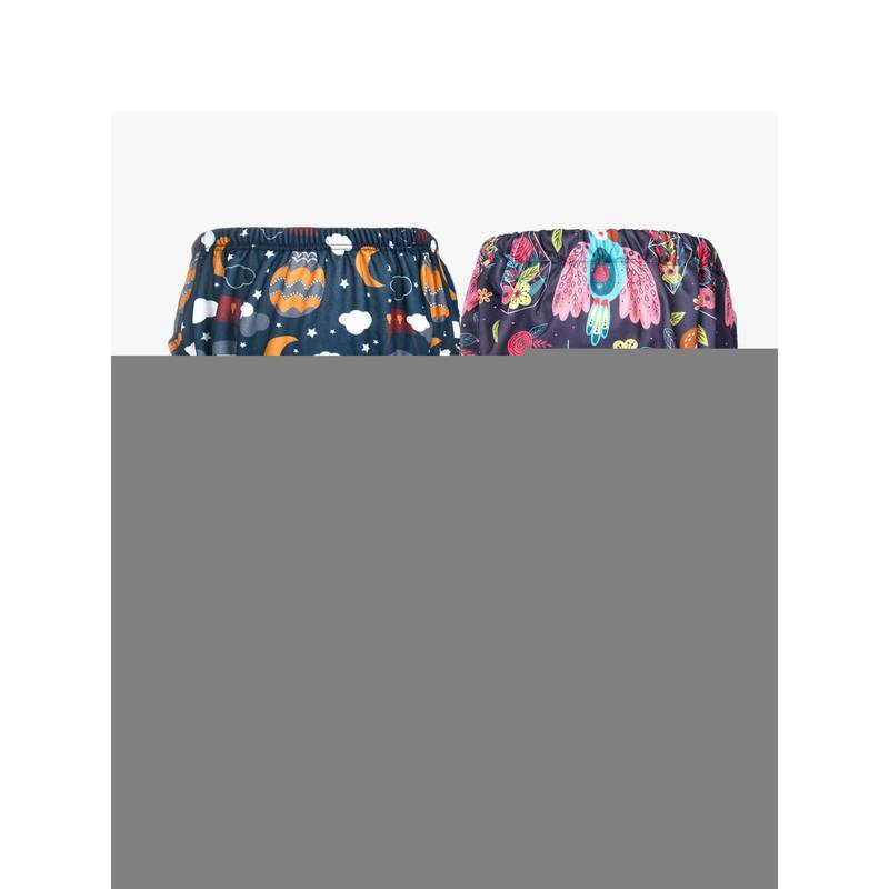 Chinmay Kids Npanty17 Baby Panty Boys and Girls Reusable Waterproof Printed Panty (Pack of 3) (L)