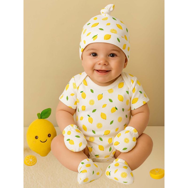 Moms Home Lemon Newborn Essential Baby Shower Gift Hamper (0-3 Months)
