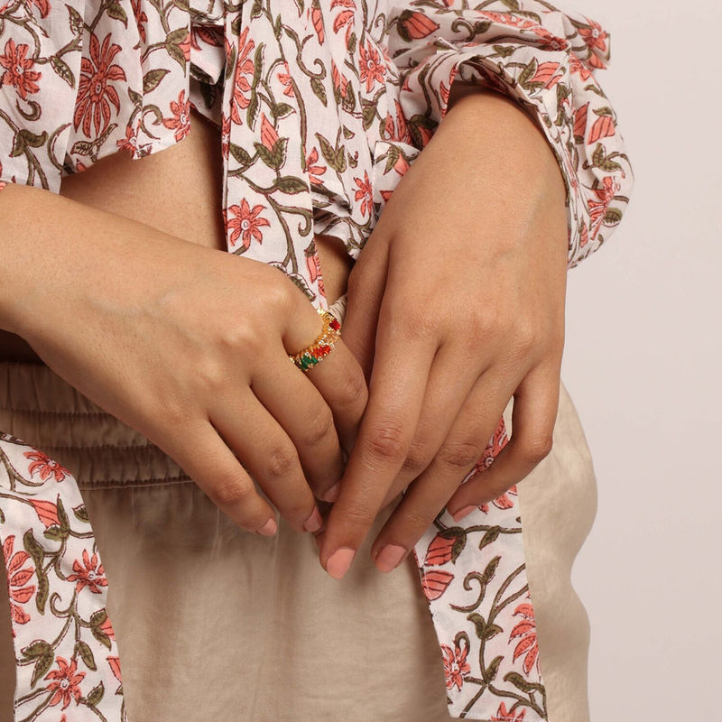 Avior Jewels Rainbow Baguette Ring (4)