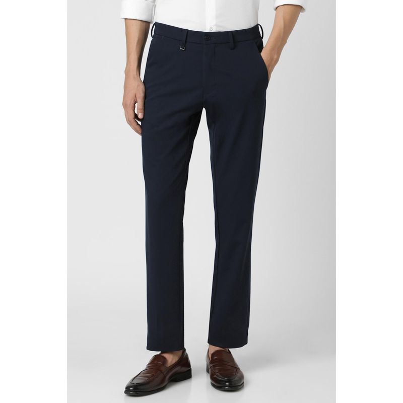 Van Heusen Navy Blue Formal Trousers (30)