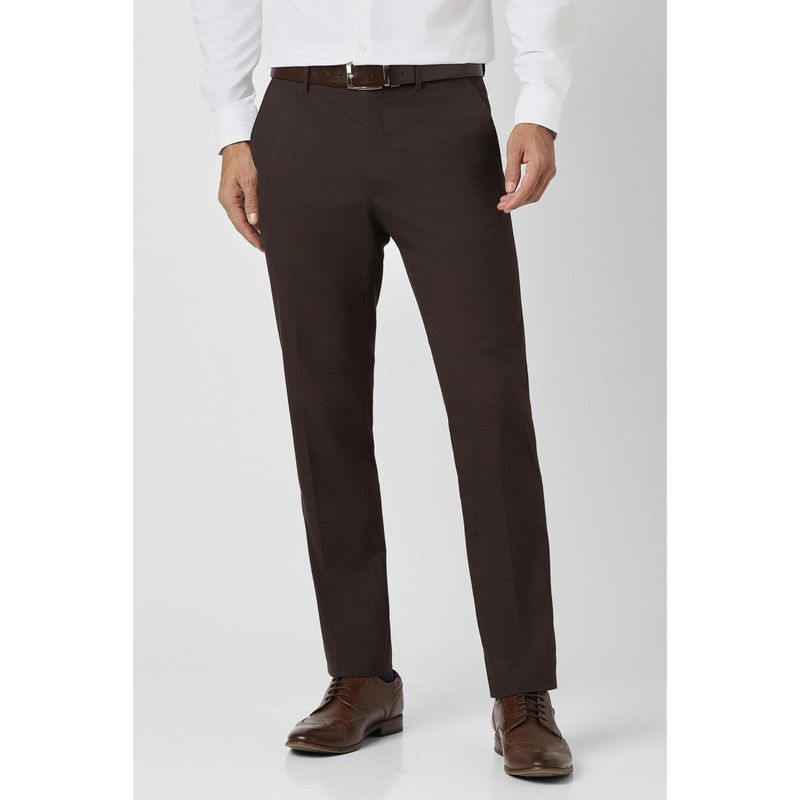 Van Heusen Brown Formal Trousers (28)