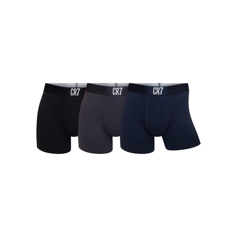 CR7 Cristiano Ronaldo Men Air-Mesh Boxer Briefs - Pack of 3 | Soft, Breathable & Stretch Fit (S)