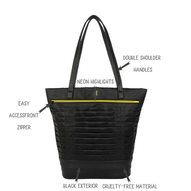 Baggit GG By Andheri Large Black Tote Handbag Buy Baggit GG By Andheri baggit-gg-by-andheri-large-black-tote-handbag-buy-baggit-gg-by-andheri