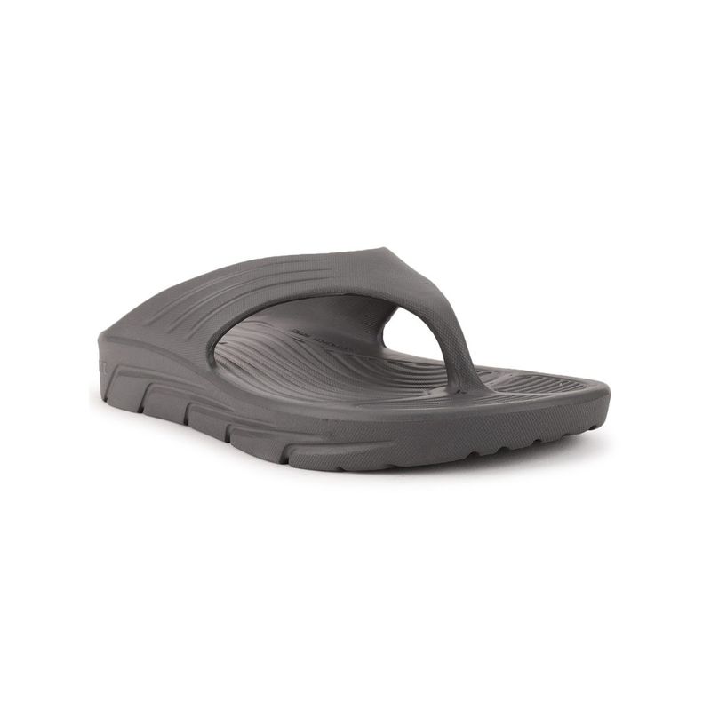 Bata Solid Grey Slippers (UK 9)