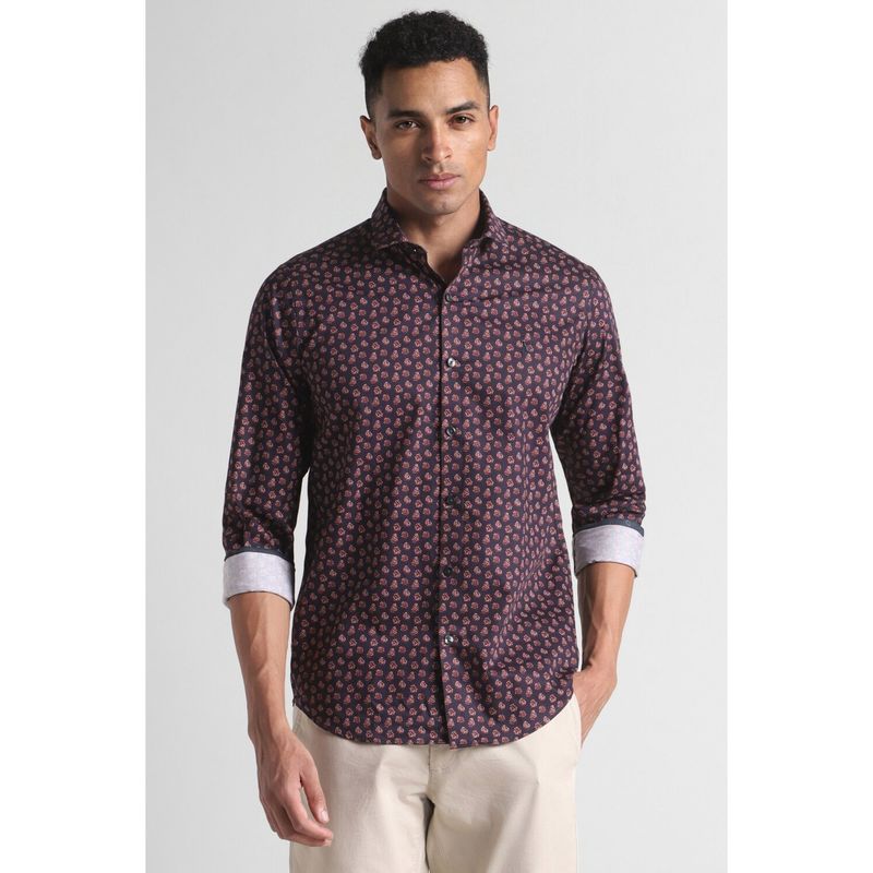 Simon Carter Maroon Casual Shirt (39)