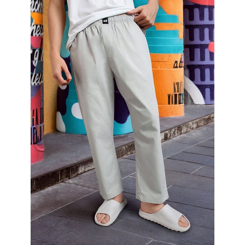 Bewakoof Mens Grey Trackpants (XL)