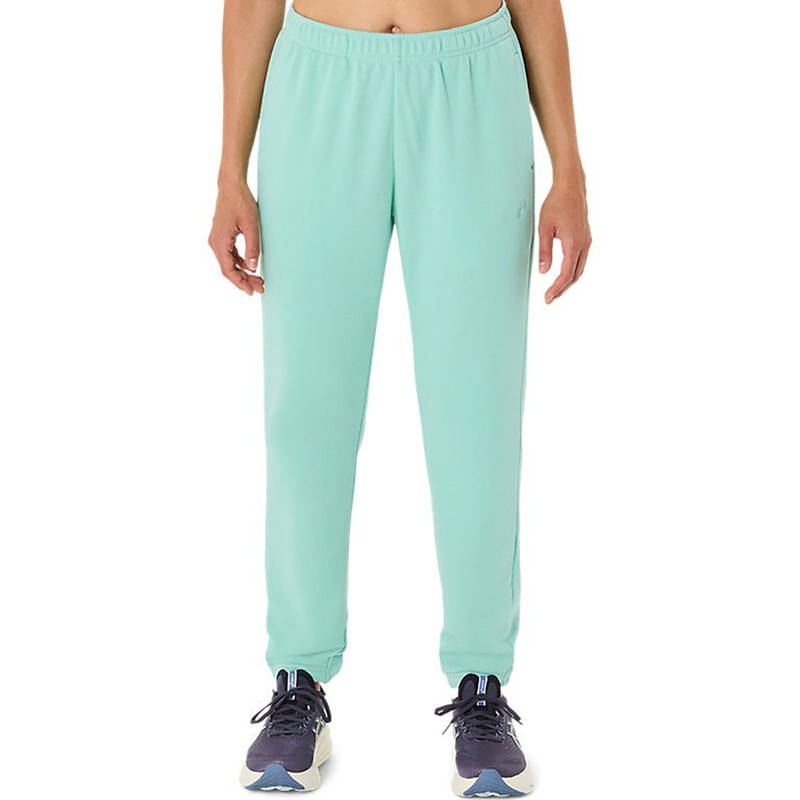 ASICS Womens Green French Terry Pant (XS)