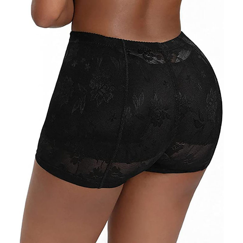 BRACHY Womens Shapewear Butt Lifter Padded Control Panties Body Shaper Brief Black S (M)