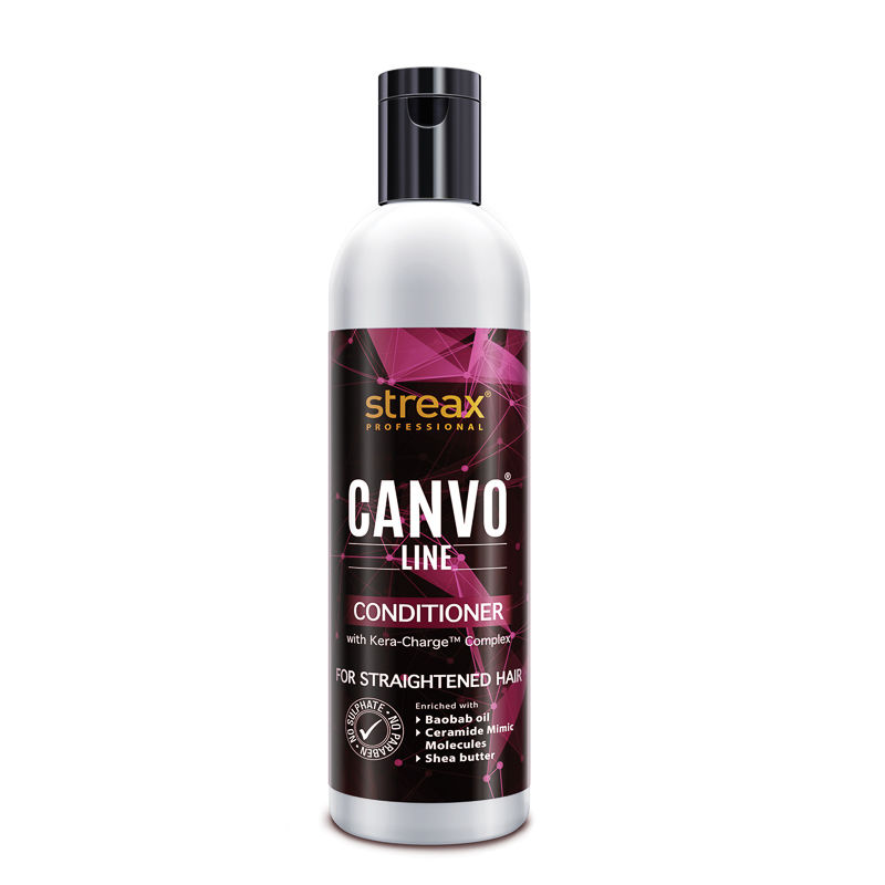 Streax professional canvoline hair straightening intense kit at nykaa clearance