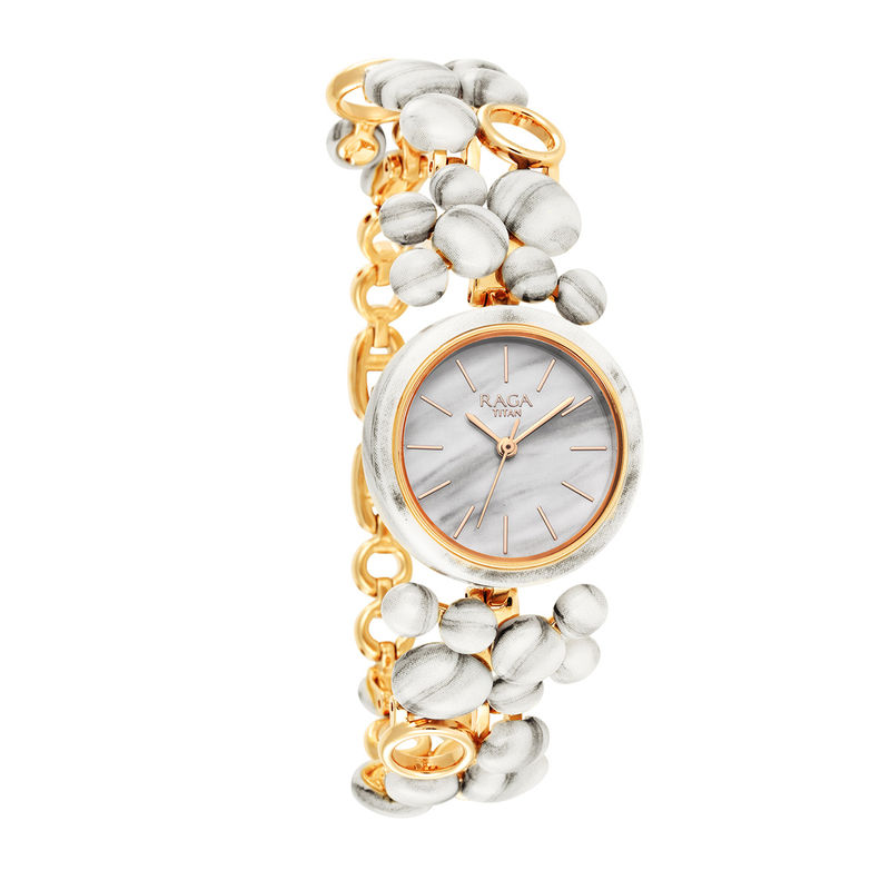 Buy Titan Raga Ceramics 95148KD02 White Dial Analog watch for
