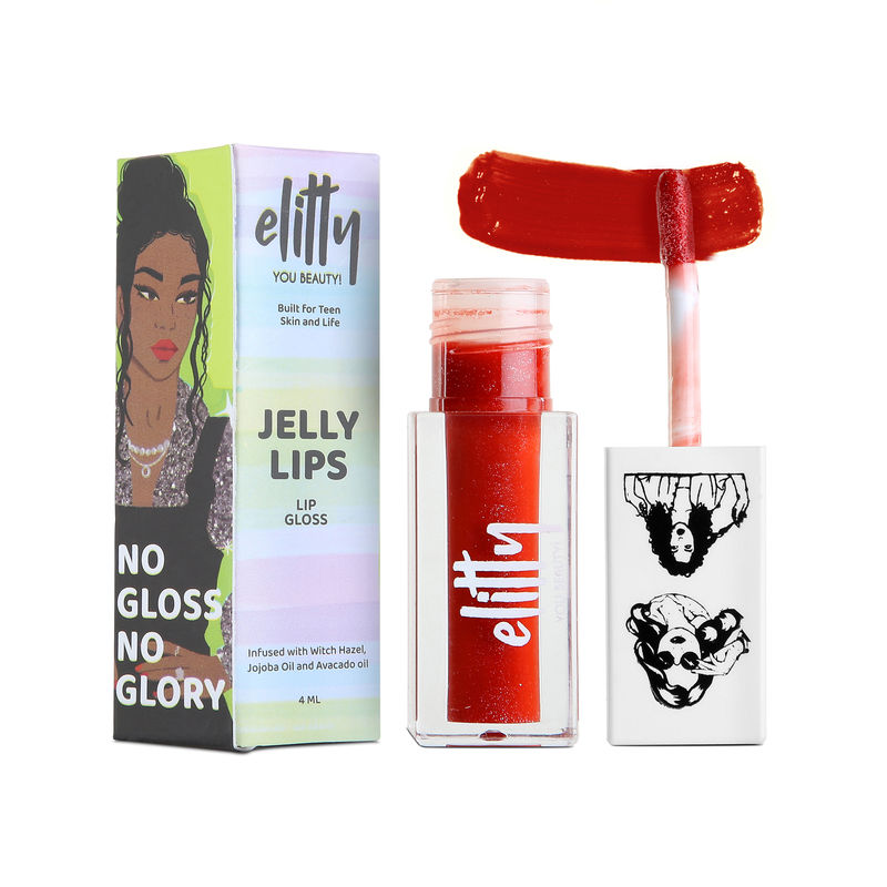 Elitty Jelly Lips - Lip Gloss - Pretty Extra Red