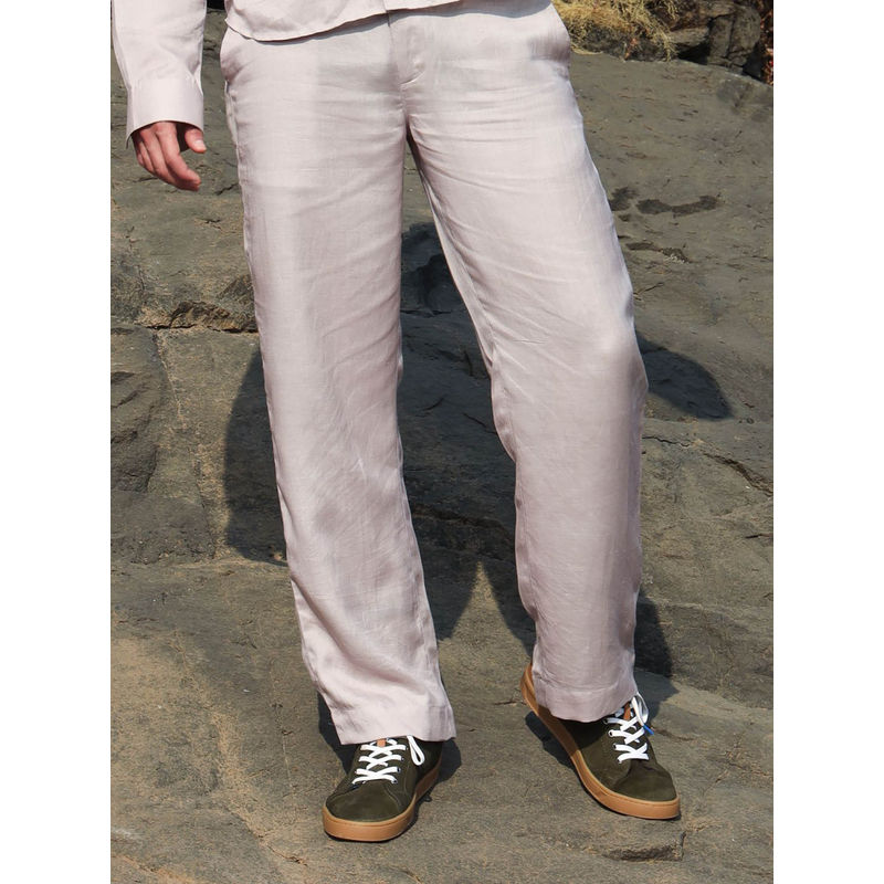 roar for good Nude Men Hemp Casual Breathable Soft Trouser (XL)
