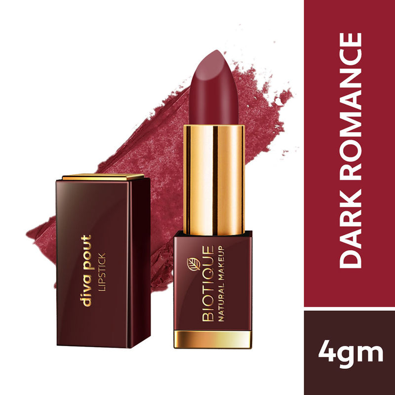 Biotique Diva Pout Lipstick - Dark Romance