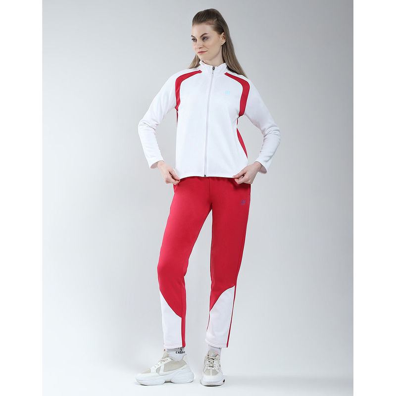 Rock.it Women's Solid Jacket with Track Pant (Set of 2) (XL)