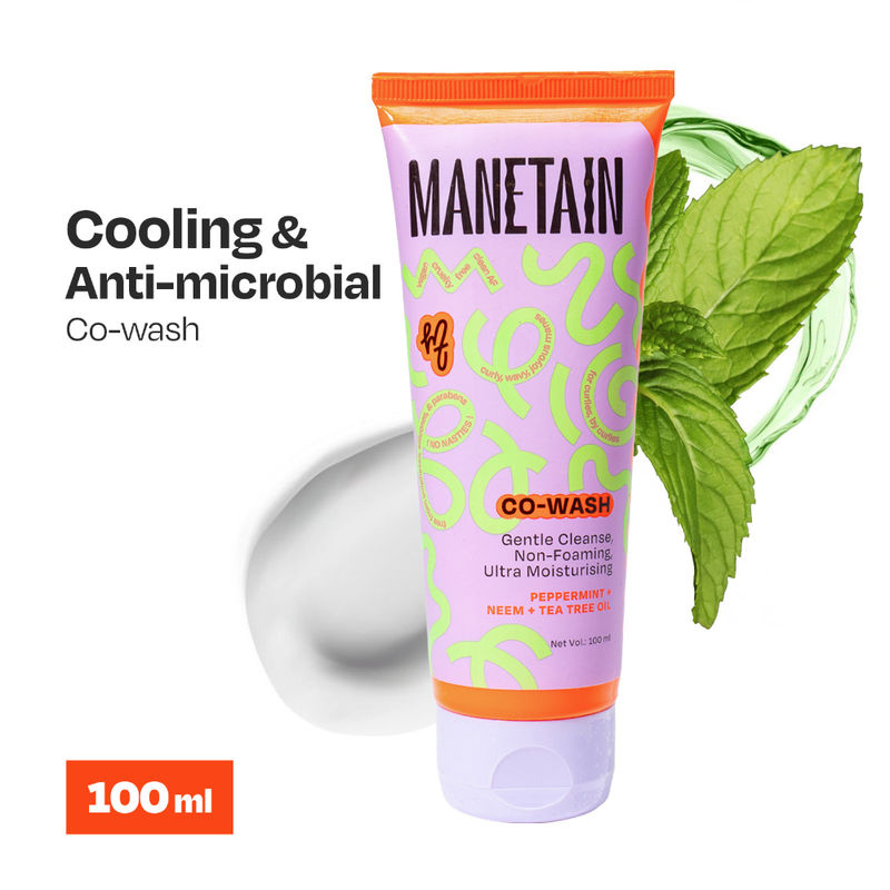 Manetain Co-Wash 2-In-1 Shampoo & Conditioner - Non-Foaming & Sulphate Free - CG Friendly