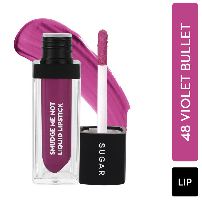 SUGAR Smudge Me Not Liquid Lipstick - 48 Violet Bullet