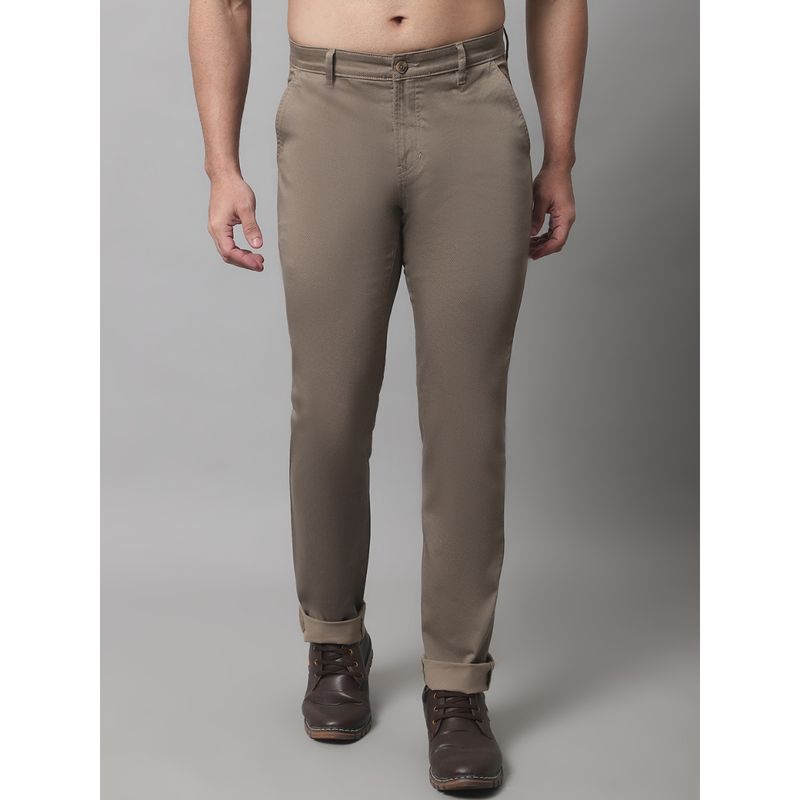 Cantabil Men Khaki Trouser (34)