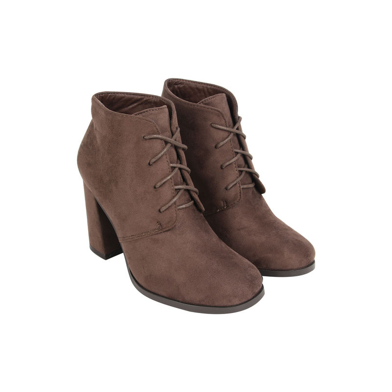 CATWALK Brown Solid Boots Buy CATWALK Brown Solid Boots Online at Best