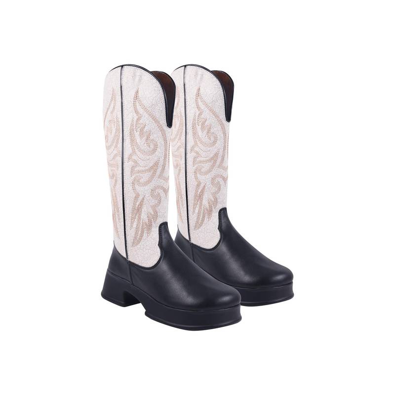 HVNLY by Shoetopia Women Black Casual Boots (EURO 36)