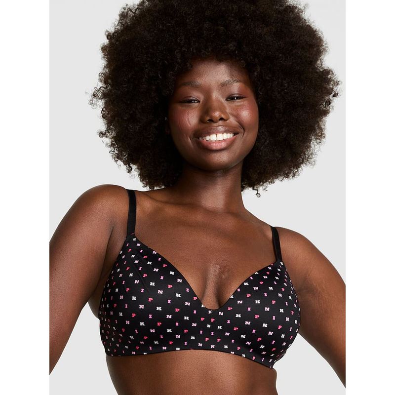 Victoria's Secret Black Everywhere Lightly Lined Wireless Bra (32C)