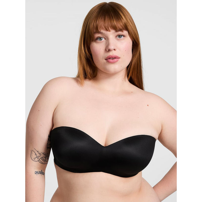 Victoria's Secret Black Wear Everywhere Lightly Lined Strapless Bra (32A)