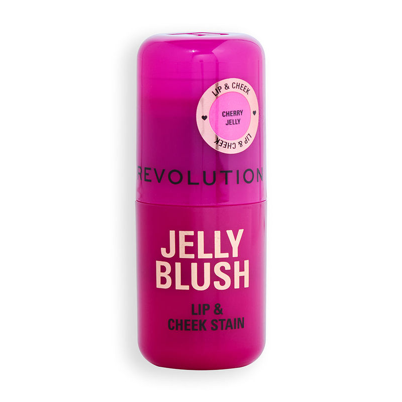 Makeup Revolution Jelly Blush Stick Lip and Cheek Stain - Cherry Red