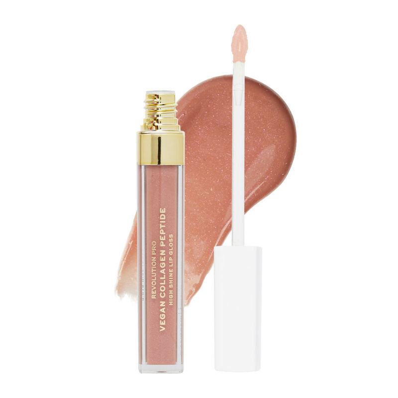 Revolution Pro Vegan Collagen Peptide High Shine Lip Gloss - Cashmere
