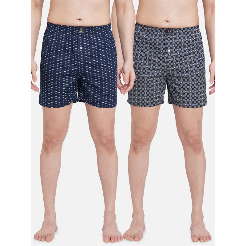 Urban Scottish Mens Printed Boxer Shorts (L)