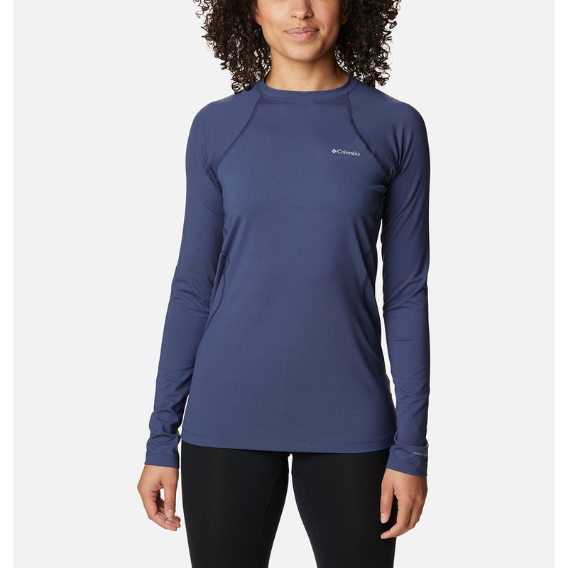Columbia Navy Blue Solid Thermal Top (M)