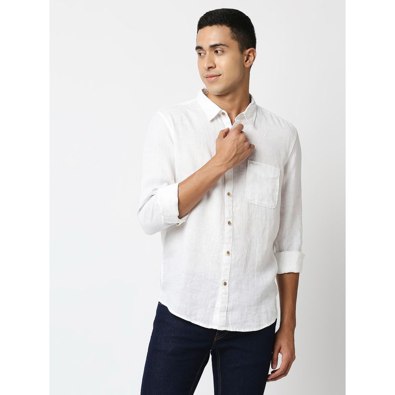 Pepe Jeans Kingsman Pure Linen White Shirt (2XL)