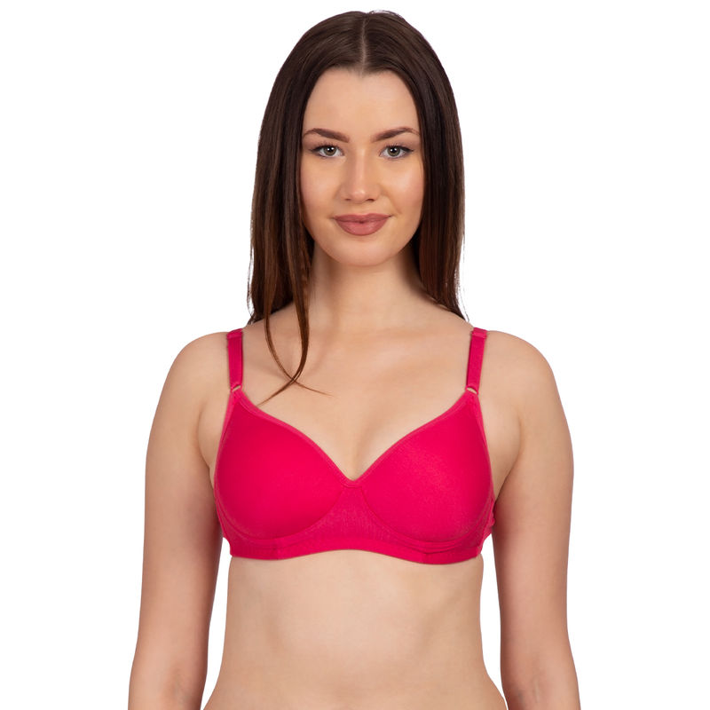 Komli Lightly Padded T-Shirt Bra - Dark Pink (36D)