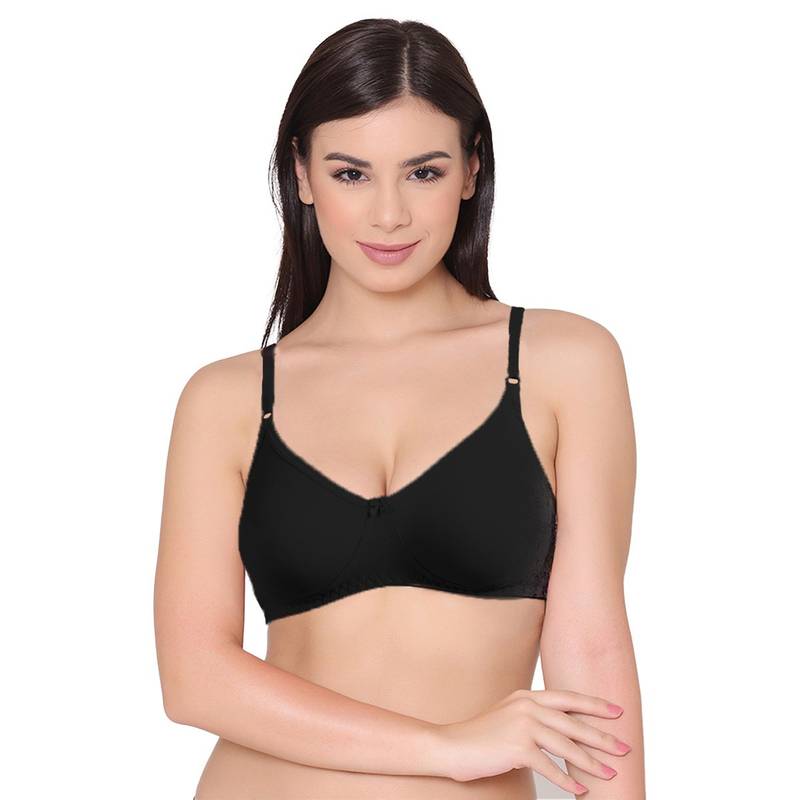 Groversons Paris Beauty Women'S Cotton Non Padded Non-Wired Regular Bra (30B)