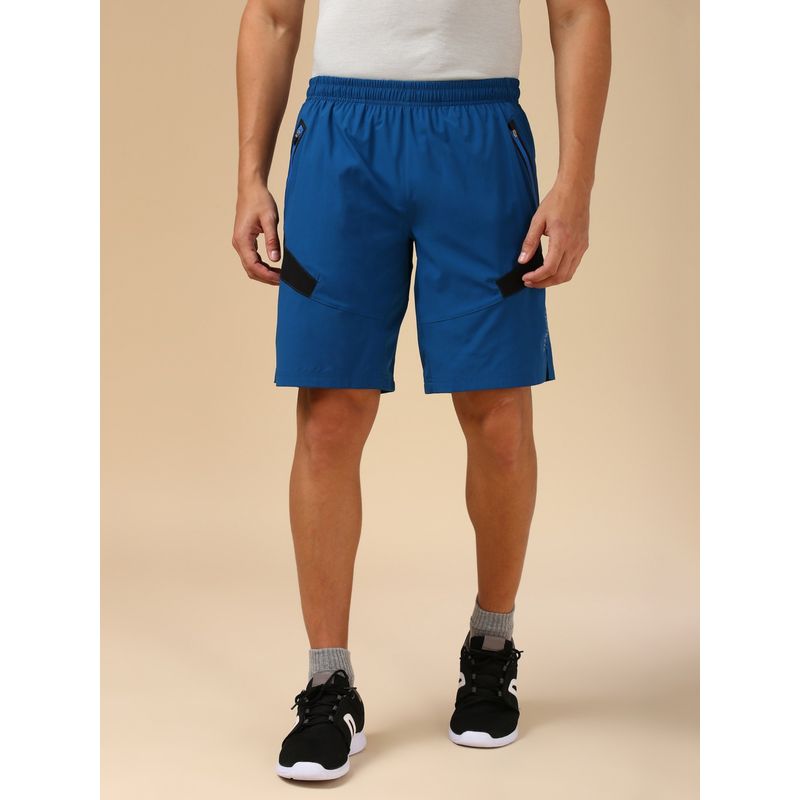 Van Heusen Men Swift Dry and Mesh Panel Shorts - Coral Depth (S)