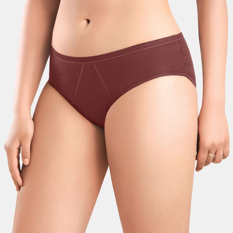 Sonari Absorb Period Panties Menstrual Heavy Flow Postpartum Underwear - Maroon (S)