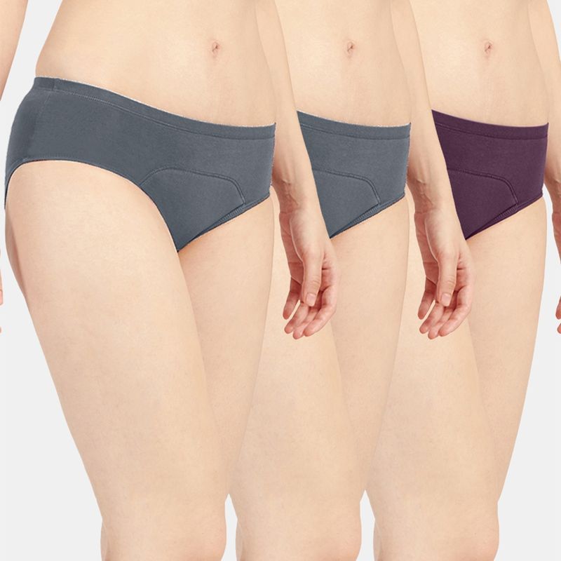 Sonari Sara Period Panties Menstrual Heavy Flow Underwear Leakproof Hipster (Pack of 3) (S)