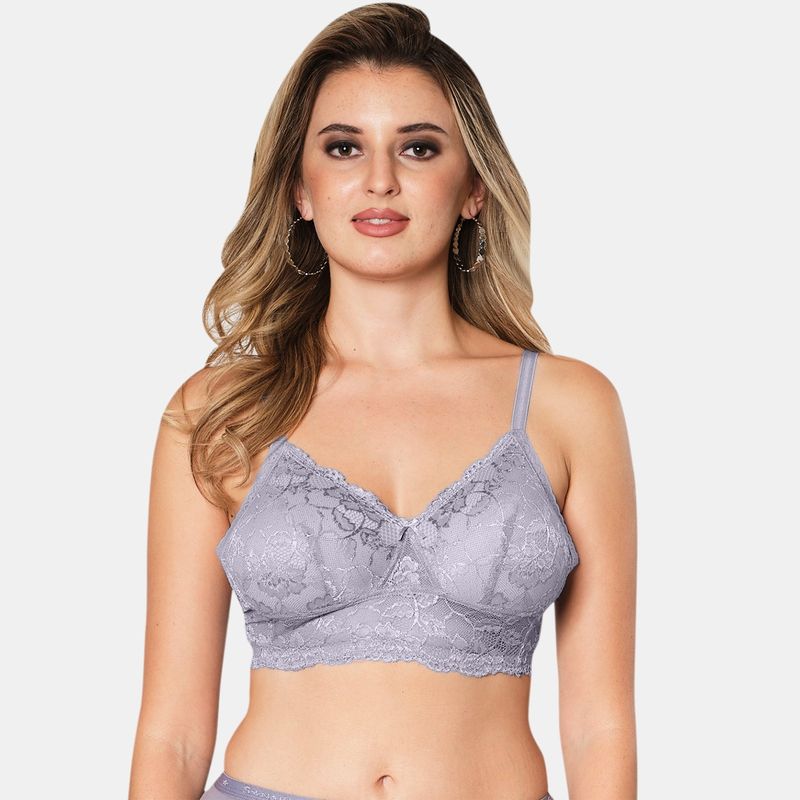 Sonari Sonet Womens Bralette Bra - Grey (30B)