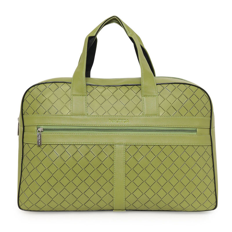 Buy Nautica Green Textured Pu Messenger Bag Online
