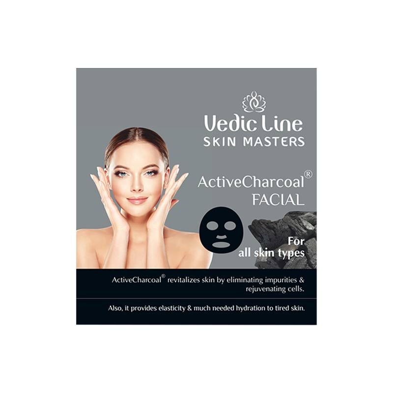 Vedic Line Skin Masters ActiveCharcoal Facial For All Skin Types