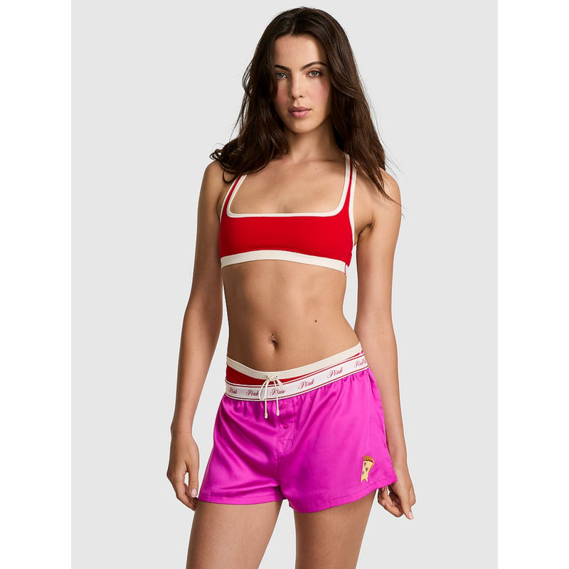 Victoria's Secret Pink Silky Sleep Boxy Shorts (XS)