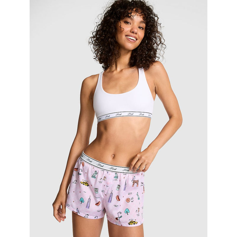 Victoria's Secret Pink Silky Sleep Boxy Shorts (XS)